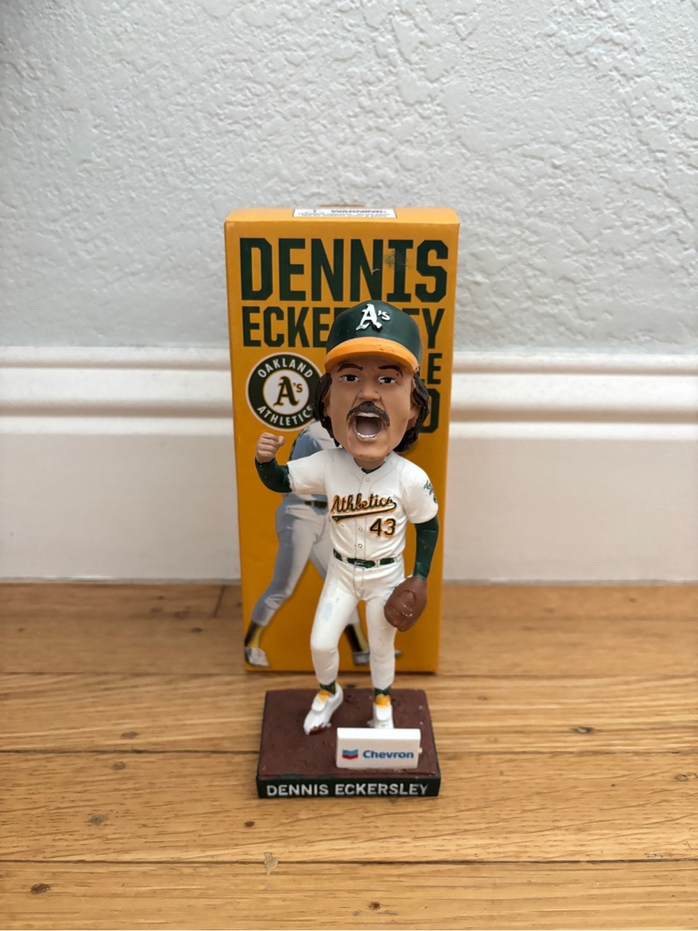 Oakland Athletics A’s Dennis Eckersley #43 Bobblehead 2017 SGA